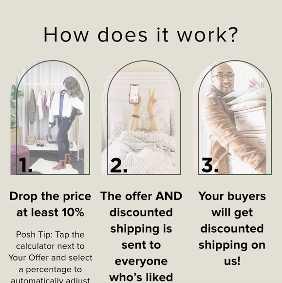 Closet clear out Events Featuring special discounted shipping Through Poshmark - Picture 2 of 2